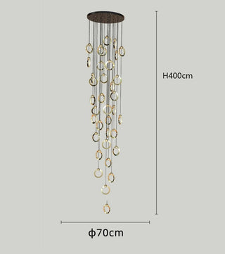 Karine - Crystal Pendant Ceiling Chandelier