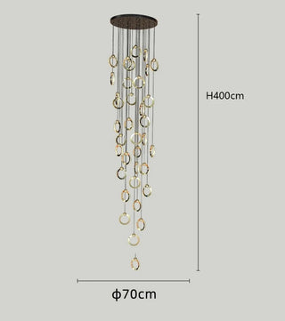 Karine - Crystal Pendant Ceiling Chandelier