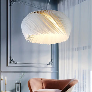 Mila - Acrylic Feather Twisted Pendant Ceiling Light Chandelier