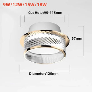 Tanjong - Modern Dimmable Recessed Round LED Ceiling Downlight