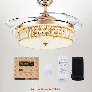 Olesia - 42inch Chandelier Remote Control Ceiling Fan