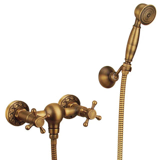 Calley - Vintage Bathtub Mixer Tap Set with Handheld Shower
