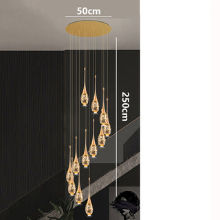 Martina - Crystal Pendant Hanging Chandelier