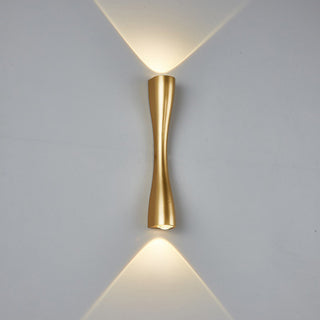 Griffy - Outdoor LED Up/Down Modern Curved Wall Light