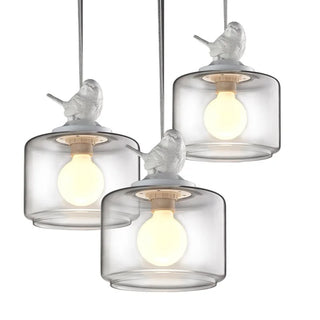 Plessen - Nordic Glass Bird Hanging Light