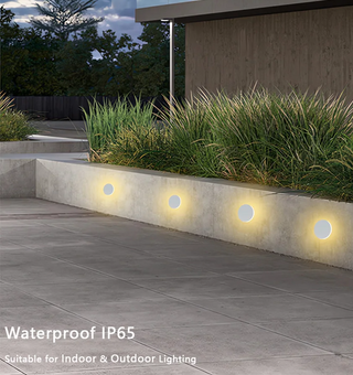 Courtney - LED Waterproof Modern Round Wall Stair Light