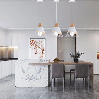 Clairmont - Nordic Hanging Wood Hanging Pendant Ceiling Light