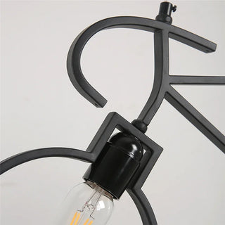 Carn - Retro Black Bicycle Industrial Pendant Ceiling Light
