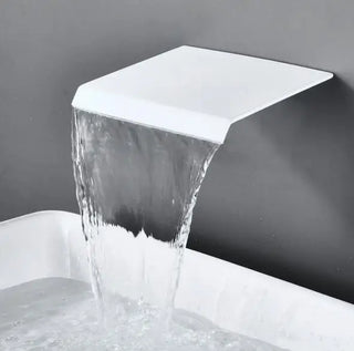 Karisa - Modern Waterfall Wall Mounted Single Lever Basin Tap Set