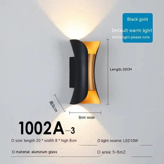 Melina - LED Aluminum IP65 Waterproof Outdoor Wall Lamp