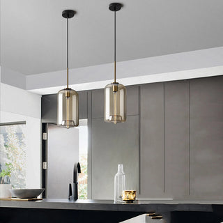 Kaloyan - Hanging Pendant Industrial Glass Lamp