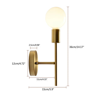 Kennedy - Modern Battery Powered LED Wall Light