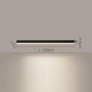 Hisor - Modern Black Thin Indoor Wall/Ceiling Thin Light
