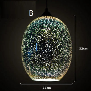 Sabro - Firework Glass Ball Hanging Pendant Ceiling Light