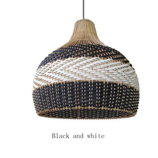 Tubas - Nordic Pastoral Rattan Weave Hanging Ceiling Light