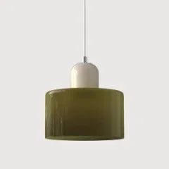 Mossel - Modern Long Line Small Minimalist Glass Pendant Light