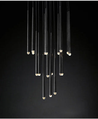Meilani - Hanging Long Tear Drop Hanging Modern Ceiling Chandelier