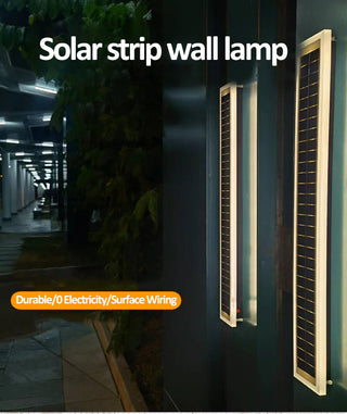Zoey - Modern LED Solar Outdoor Wall Light
