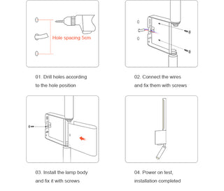 Alethia - Bedside 330 Degree Rotatable Wall Light