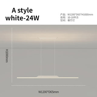 Emiliano - Modern Thin Curved Bar Ceiling Light Chandelier