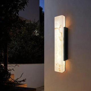 Maisie - Modern Minimalist Outdoor Lmitated Marble LED Wall Light