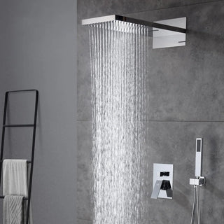 Girolamo - Modern Single Lever Waterfall Head Shower Set