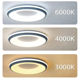Píritu - Round Multicolour Flush Mount Modern Ceiling Light