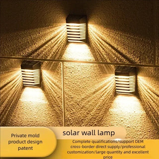 Gerens - Solar Garden Outdoor LED Down Wall Light