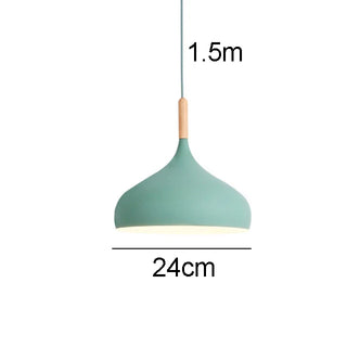 Simon - Modern Teardrop Wood Hanging Nordic Ceiling Pendant Light