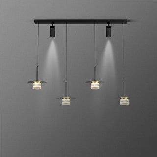 Borama - Modern Industrial Multi Head Black Hanging Pendant Ceiling Light
