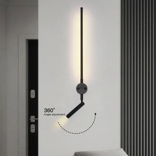 Stephens -Modern LED Black Reading Wall Light Bar