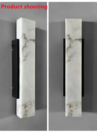 Maisie - Modern Minimalist Outdoor Lmitated Marble LED Wall Light