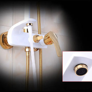 Sandrine - Modern Brass Bathroom Shower Set with Rainfall Shower Head and Hand Shower