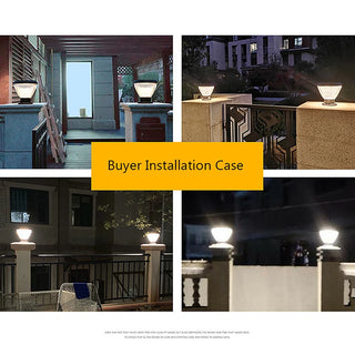 Tessie - Modern Creative Aluminum LED IP65 Waterproof Column Pillar Lamp