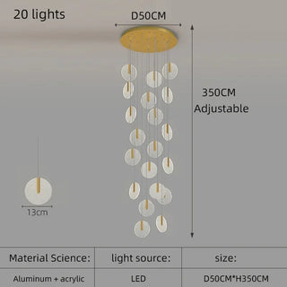 Elena - Hanging Ceiling Pendant Chandelier