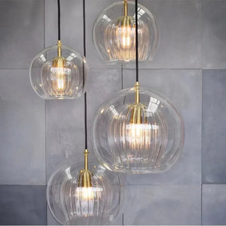 Afonso - Glass Double Shade Pendant Hanging Ceiling Light