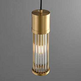 Elvas - Modern Versatile Caged Glass Pendant Hanging Ceiling Light