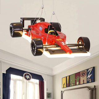 Niklas - Boys Ceiling Light Hanging Racing Car