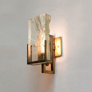 Massimo  - Modern Gold Frosted Glass Style Wall Light