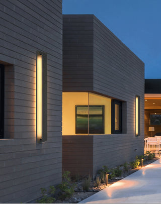 Melody - LED Dimmable Outdoor Black Waterproof Wall Light