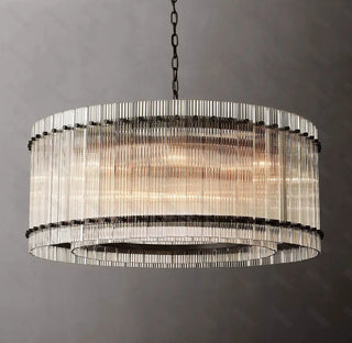 Narobi - Luxury Statement 2 Layer Crystal Glass Hanging Chandelier