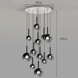 Huxloe - Ceiling Hanging Pendant Chandelier