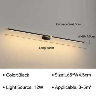 Vernon - Modern LED Thin Wall Light Bar
