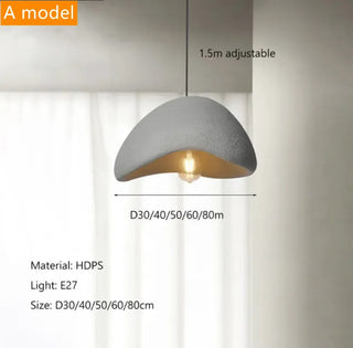 Algarve - Minimalist Wabi-Sabi Closed Shade Pendant Ceiling Light