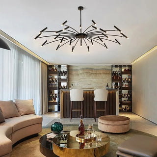 Emma - Round Multi Adjustable Head Modern Ceiling Light Chandelier