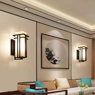 Fransis - Simple Modern Outdoor  Waterproof Glass Wall Lamp