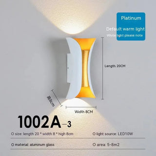 Melina - LED Aluminum IP65 Waterproof Outdoor Wall Lamp