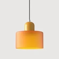 Mossel - Modern Long Line Small Minimalist Glass Pendant Light
