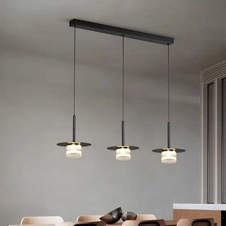 Borama - Modern Industrial Multi Head Black Hanging Pendant Ceiling Light