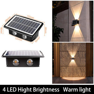 Sandi - Solar LED Up/Down Outdoor Wall Light Waterproof